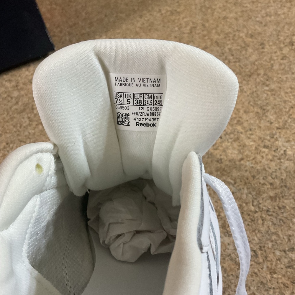 Ladies Reebok Classic Leather Ripple 7.5 New - Picture 7 of 10